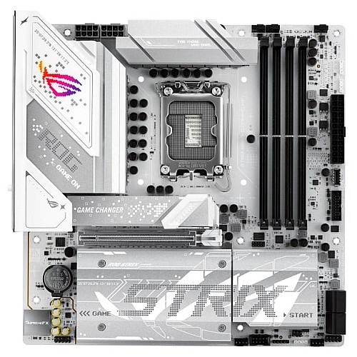 Материнская плата ASUS ROG STRIX B860-G GAMING WIFI s1851 B860 4xDDR5 M.2 DP HDMI USB Type-C Wi-Fi BT mATX белый