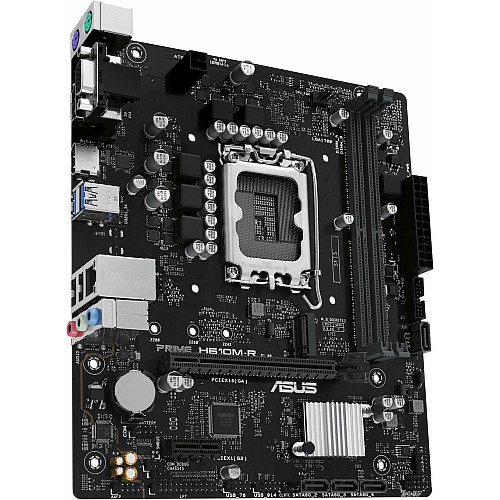 Материнская плата ASUS PRIME H610M-R-SI s1700 H610 2xDDR5 M.2 HDMI D-Sub DP mATX White BOX WITH ACCESSORY