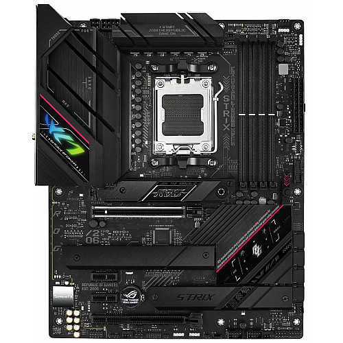 Материнская плата ASUS ROG STRIX B650E-F GAMING WIFI sAM5 B650 4xDDR5 M.2 HDMI DP Wi-Fi BT ATX