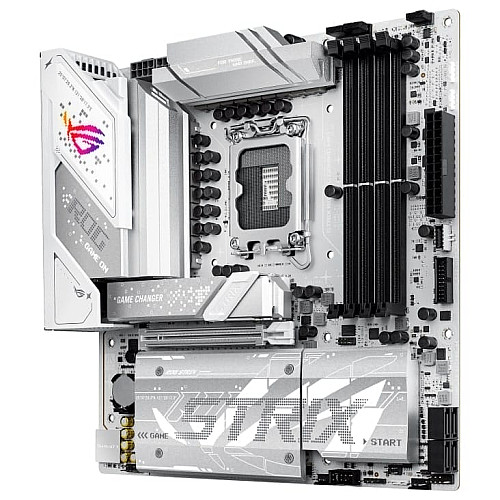 Материнская плата ASUS ROG STRIX B860-G GAMING WIFI s1851 B860 4xDDR5 M.2 DP HDMI USB Type-C Wi-Fi BT mATX белый