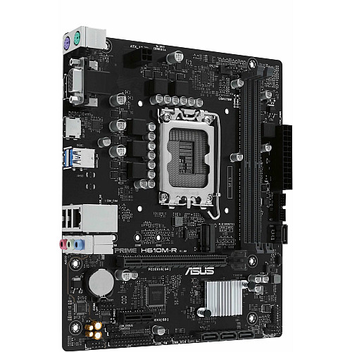 Материнская плата ASUS PRIME H610M-R-SI s1700 H610 2xDDR5 M.2 HDMI D-Sub DP mATX White BOX WITH ACCESSORY