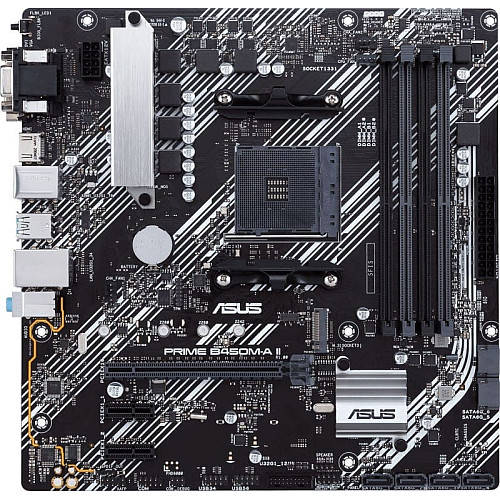 Материнcька плата ASUS PRIME B450M-A II sAM4 B450 4xDDR4 HDMI DVI D-Sub mATX