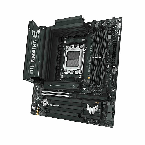 Материнская плата ASUS TUF GAMING B850M-PLUS WIFI7 sAM5 B850 4xDDR5 M.2 HDMI DP Wi-Fi BT mATX