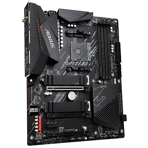 Материнская плата GIGABYTE B550 AORUS ELITE AX V2 sAM4 B550 4xDDR4 M.2 HDMI DP Wi-Fi BT ATX