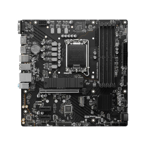Материнcька плата MSI PRO B760M-P DDR4 s1700 B760 4xDDR4 M.2 HDMI DP D-Sub mATX