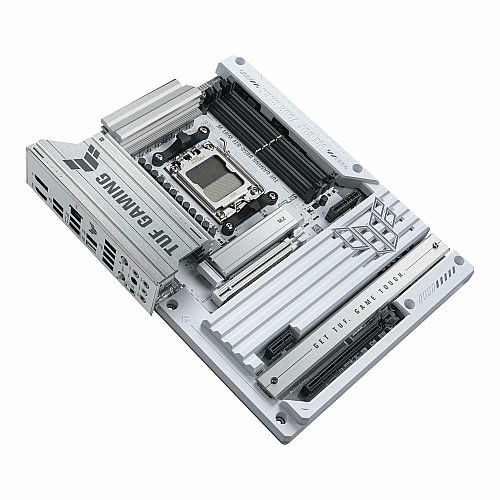 Материнская плата ASUS TUF GAMING B850-BTF WIFI W sAM5 B850 4xDDR5 M.2 HDMI DP Wi-Fi BT ATX BTF скрытое подключение разъемов