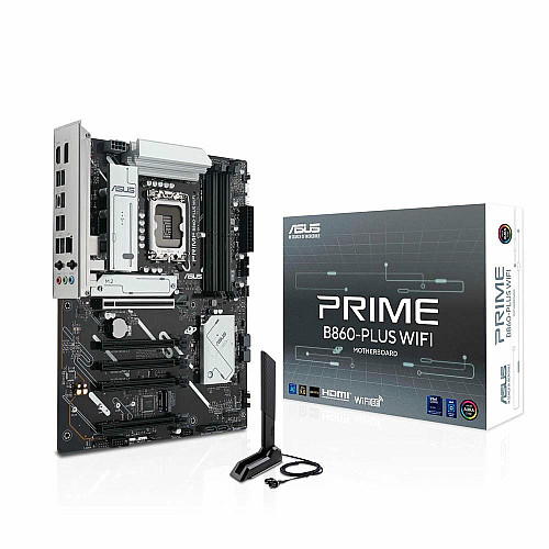 Материнская плата ASUS PRIME B860-PLUS WIFI s1851 B860 4xDDR5 M.2 DP HDMI Wi-Fi BT ATX