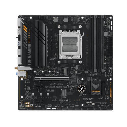Материнcька плата ASUS TUF GAMING A620M-PLUS WIFI sAM5 A620 4xDDR5 HDMI DP Wi-Fi BT mATX