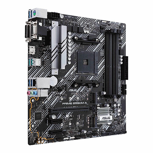 Материнская плата ASUS PRIME B550M-A/CSM sAM4 B550 4xDDR4 M.2 HDMI DVI D-Sub CSM mATX