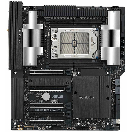 Материнська плата серверна ASUS PRO WS TRX50-SAGE WIFI A sTR5 TRX50 4xDDR5 M.2 WiFi BT CEB