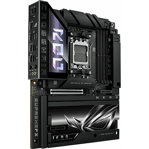 Материнская плата ASUS ROG CROSSHAIR X870E HERO BTF sAM5 X870E 4xDDR5 M.2 HDMI Wi-Fi BT ATX скрытое подключение разъемов