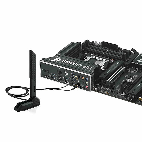 Материнская плата ASUS TUF GAMING B850-PLUS WIFI sAM5 B850 4xDDR5 M.2 HDMI DP Wi-Fi BT ATX