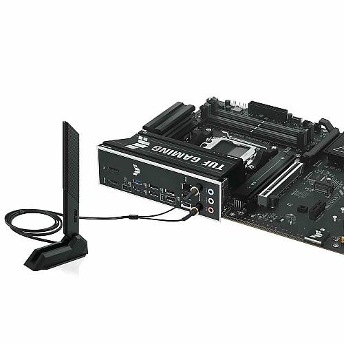 Материнская плата ASUS TUF GAMING B850-E WIFI sAM5 B850 4xDDR5 M.2 HDMI DP Wi-Fi BT ATX
