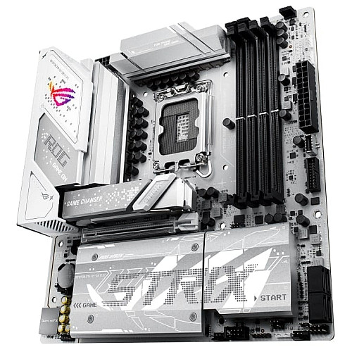 Материнская плата ASUS ROG STRIX B860-G GAMING WIFI s1851 B860 4xDDR5 M.2 DP HDMI USB Type-C Wi-Fi BT mATX белый