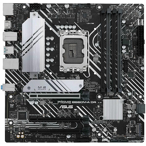 Материнская плата ASUS PRIME B660M-A D4-CSM s1700 B660 4xDDR4 M.2 HDMI DP mATX CSM