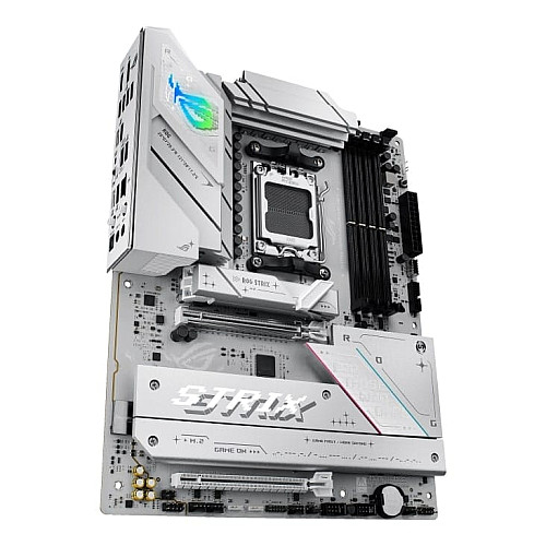 Материнская плата ASUS ROG STRIX B850-A GAMING WIFI sAM5 B850 4xDDR5 M.2 HDMI DP Wi-Fi BT ATX белый