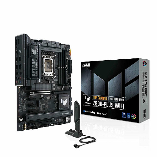 Материнская плата ASUS TUF GAMING Z890-PLUS WIFI s1851 Z890 4xDDR5 M.2 DP HDMI Wi-Fi BT ATX