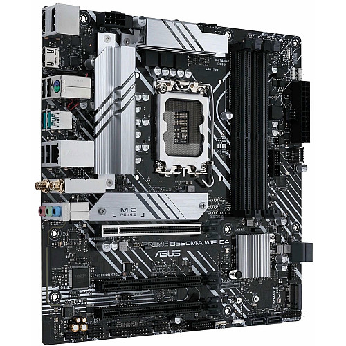 Материнская плата ASUS PRIME B660M-A WIFI D4 s1700 B660 4xDDR4 M.2 HDMI DP Wi-Fi BT mATX