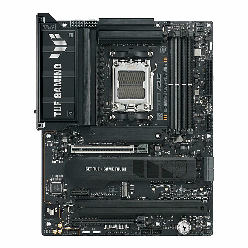 Материнская плата ASUS TUF GAMING X870E-PLUS WIFI7 sAM5 X870E 4xDDR5 M.2 HDMI Wi-Fi BT ATX