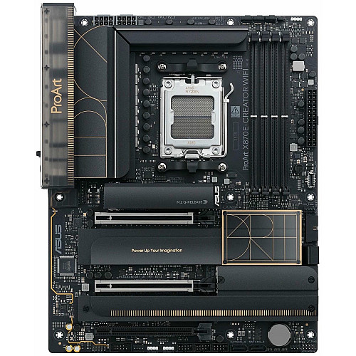 Материнская плата ASUS PROART X870E-CREATOR WIFI sAM5 X870E 4xDDR5 M.2 HDMI Wi-Fi BT ATX