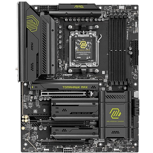 Материнcька плата MSI MAG B850 TOMAHAWK MAX WIFI sAM5 B850 4xDDR5 M.2 HDMI Wi-Fi BT ATX