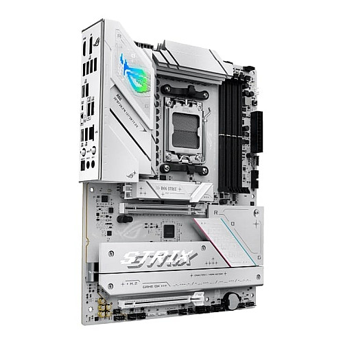 Материнская плата ASUS ROG STRIX B850-A GAMING WIFI sAM5 B850 4xDDR5 M.2 HDMI DP Wi-Fi BT ATX белый