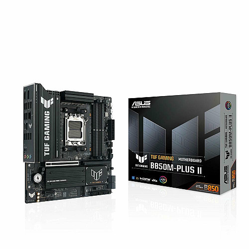 Материнская плата ASUS TUF GAMING B850M-PLUS II sAM5 B850 4xDDR5 M.2 HDMI DP mATX