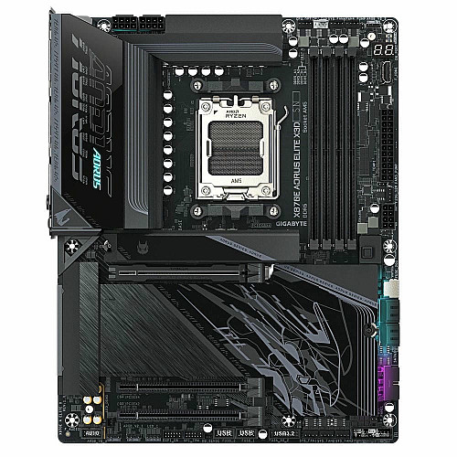 Материнская плата GIGABYTE X870E A ELITE X3D sAM5 X870 4xDDR5 M.2 HDMI DP Wi-Fi BT ATX
