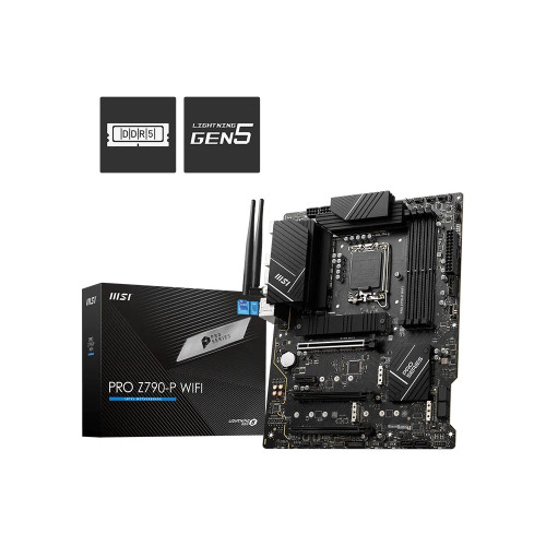 Материнcька плата MSI PRO Z790-P WIFI s1700 Z790 4xDDR5 M.2 HDMI DP Wi-Fi BT ATX