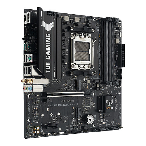 Материнcька плата ASUS TUF GAMING A620AM-PLUS WIFI sAM5 A620 4xDDR5 HDMI DP Wi-Fi BT mATX