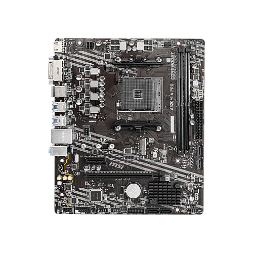 Материнcька плата MSI A520M-A PRO sAM4 A520 2xDDR4 M.2 HDMI DVI mATX