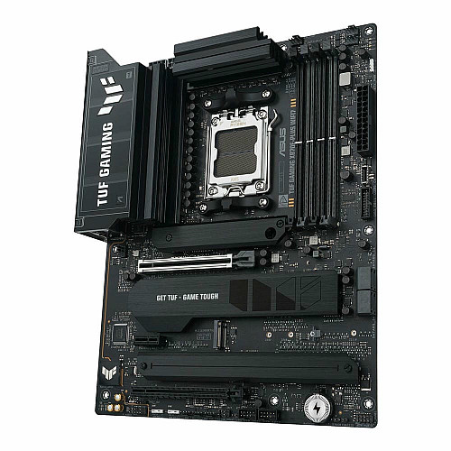 Материнская плата ASUS TUF GAMING X870E-PLUS WIFI7 sAM5 X870E 4xDDR5 M.2 HDMI Wi-Fi BT ATX