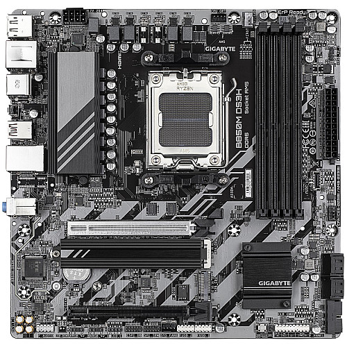 Материнська плата GIGABYTE B850M DS3H sAM5 B850 4xDDR5 M.2 HDMI DP mATX