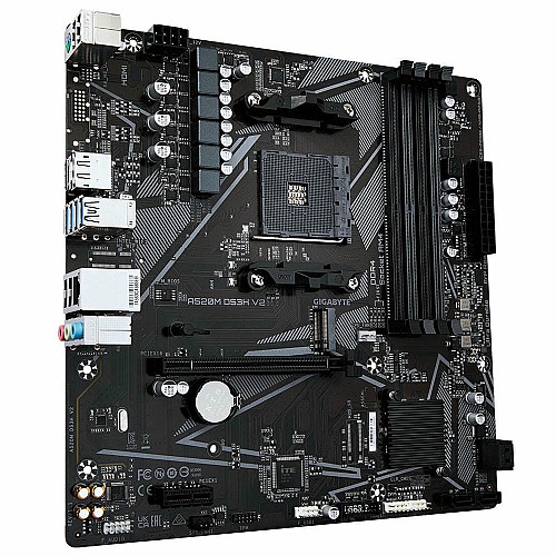 Материнская плата GIGABYTE A520M DS3H V2 sAM4 A520 4xDDR4 M.2 HDMI DP mATX