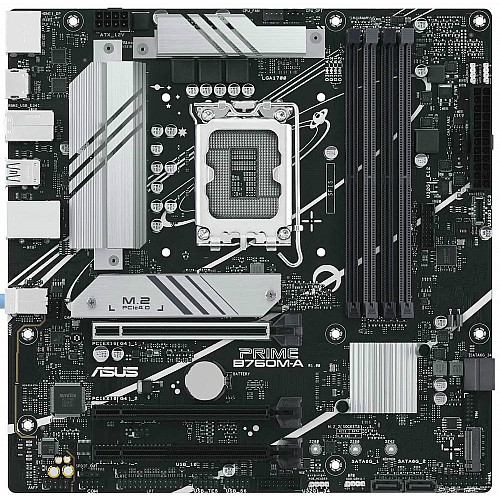 Материнская плата ASUS PRIME B760M-A-CSM s1700 B760 4xDDR5 M.2 HDMI DP mATX CSM