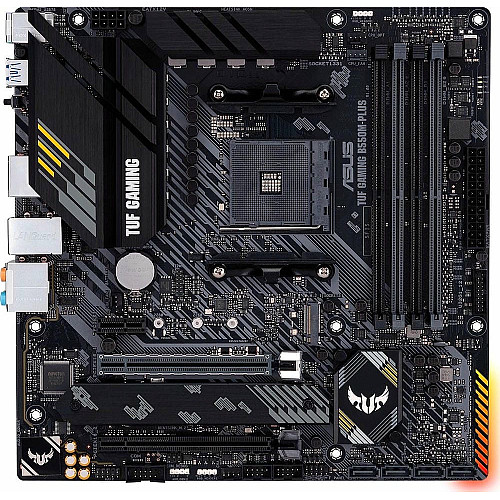 Материнская плата ASUS TUF GAMING B550M-PLUS sAM4 B550 4xDDR4 M.2 HDMI DP mATX