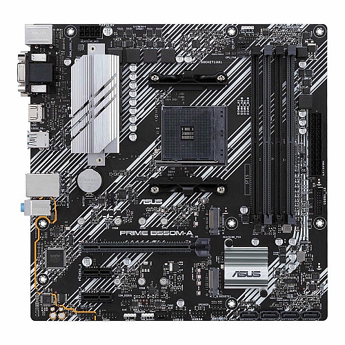 Материнская плата ASUS PRIME B550M-A/CSM sAM4 B550 4xDDR4 M.2 HDMI DVI D-Sub CSM mATX