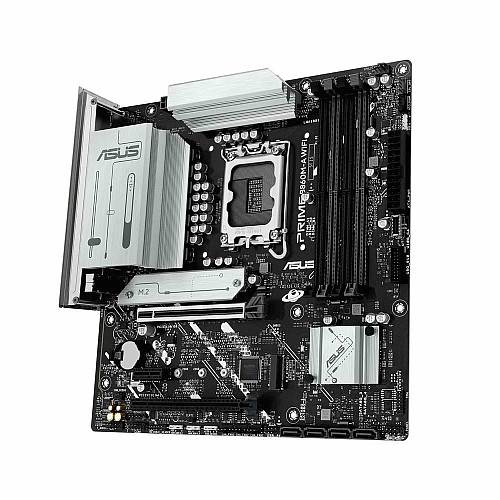 Материнская плата ASUS PRIME B860M-A WIFI s1851 B860 4xDDR5 M.2 DP HDMI Wi-Fi BT mATX