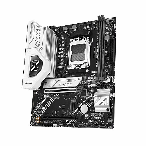 Материнская плата ASUS B850M AYW GAMING WIFI sAM5 B850 2xDDR5 M.2 HDMI Wi-Fi BT mATX