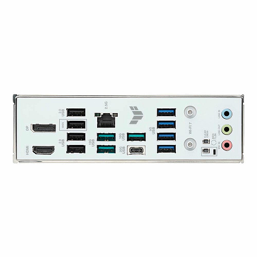 Материнская плата ASUS TUF GAMING B850M-PLUS WIFI7 W sAM5 B850 4xDDR5 M.2 HDMI DP Wi-Fi BT mATX белый