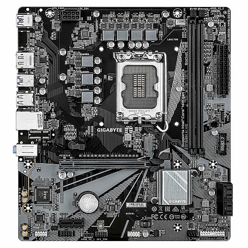 Материнська плата GIGABYTE B760M H V2 s1700 B760 2xDDR5 M.2 HDMI DP mATX