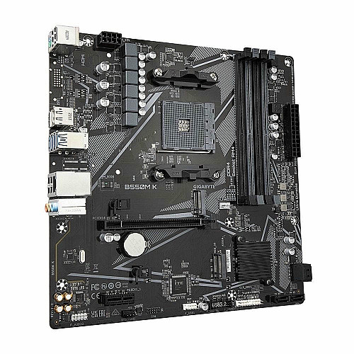 Материнська плата GIGABYTE B550M_K sAM4 B550 4xDDR4 M.2 HDMI DP mATX