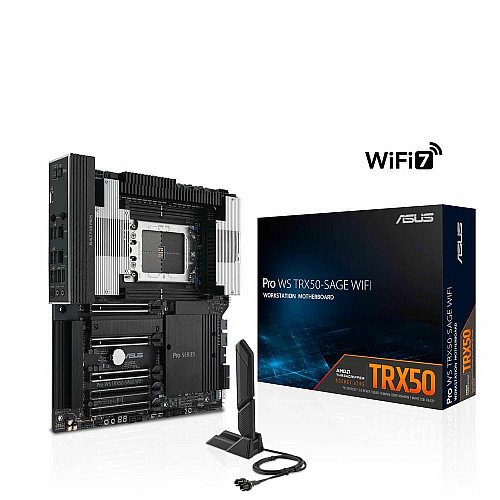 Материнская плата серверная ASUS PRO WS TRX50-SAGE WIFI sTR5 TRX50 4xDDR5 M.2 WiFi BT CEB