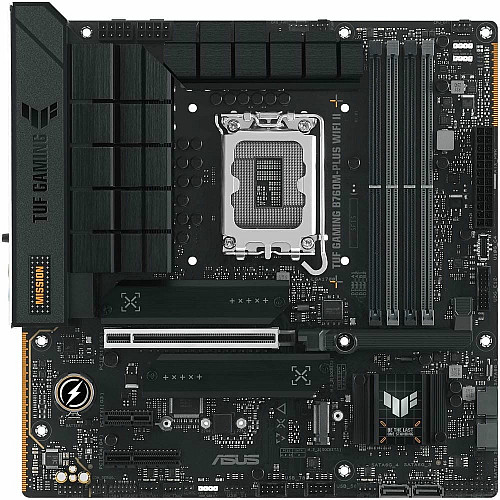 Материнская плата ASUS TUF GAMING B760M-PLUS WIFI II s1700 B760 4xDDR5 M.2 HDMI DP Wi-Fi BT mATX