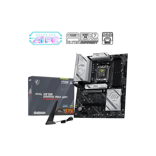 Материнcька плата MSI MAG X870E GAMING MAX WIFI sAM5 X870E 4xDDR5 M.2 HDMI Wi-Fi BT ATX