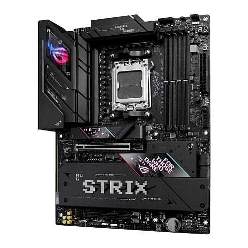 Материнская плата ASUS ROG STRIX B850-E GAMING WIFI sAM5 B850 4xDDR5 M.2 HDMI DP USB Type-C Wi-Fi BT ATX