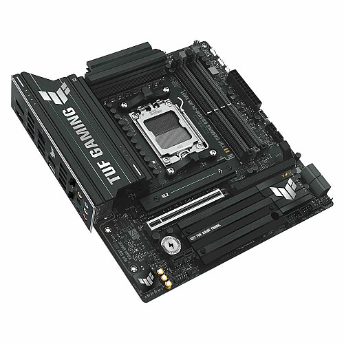 Материнская плата ASUS TUF GAMING B850M-PLUS WIFI7 sAM5 B850 4xDDR5 M.2 HDMI DP Wi-Fi BT mATX