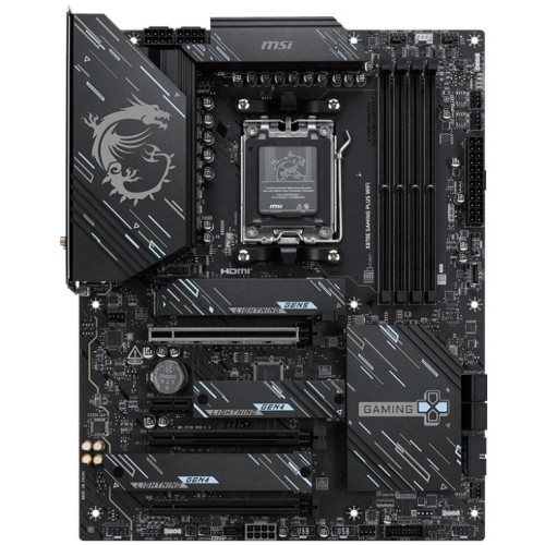 Материнcька плата MSI X870E GAMING PLUS WIFI sAM5 X870E 4xDDR5 M.2 HDMI WiFi BT ATX