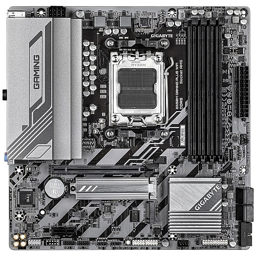 Материнская плата GIGABYTE B650M GAMING PLUS WF sAM5 B650 4xDDR5 M.2 HDMI DP Wi-Fi BT mATX