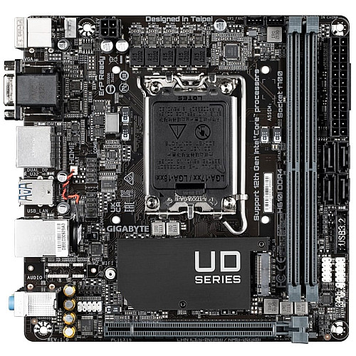Материнська плата GIGABYTE H610I DDR4 s1700 H610 2xDDR4 M.2 HDMI D-Sub mITX